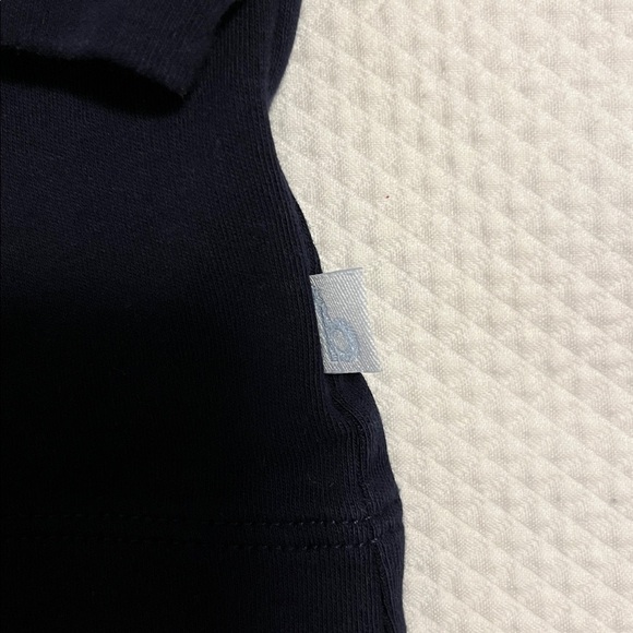 Bella Bliss Toddler Boys Navy Long Sleeve Polo - Picture 2 of 3